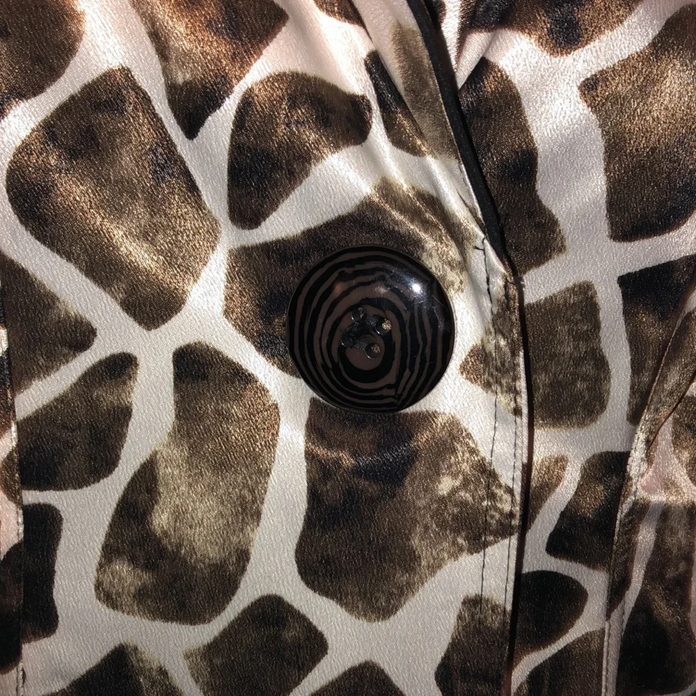 FLEUR DE PARIS NEW ORLEANS ANIMAL PRINT LONG LENGTH DRESS/JACKET (?) - Picture 3 of 9